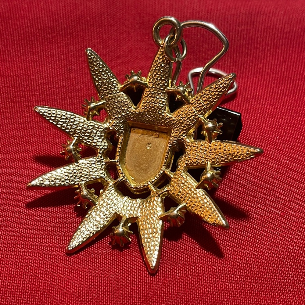 Vintage Coro Pendant, Griffin Crest Star, 1950s, Mid Century Designer - Picture 3 of 5
